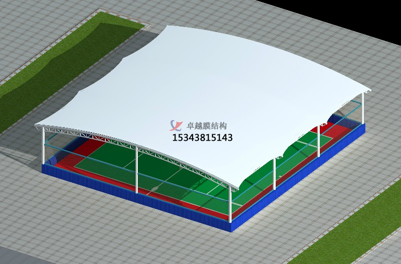 新鄉(xiāng)網(wǎng)球場膜結(jié)構(gòu)雨棚生產(chǎn)廠家